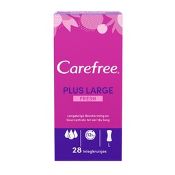 [3574660039559] 28 Protéges Slips Large Fresh Carefree 20mm