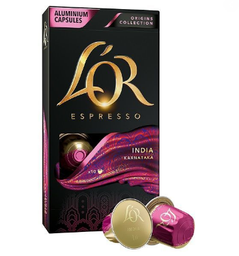 [8711000431078] 10 Capsules Espresso India Karnataka L'Or Compatibles Machines Nespresso