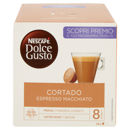 [7613032396350] 16 Capsules Cortado Espresso Macchiato Nescafé Dolce Gusto