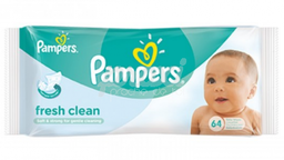 [4015400439110] 64 Lingettes Fresh Clean Pampers