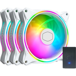[4719512127490] Cooler Master MasterFan MF120 Halo 3in1 (White)