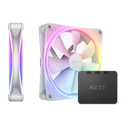 [5056547200927] NZXT F140 RGB Duo Twin Pack White