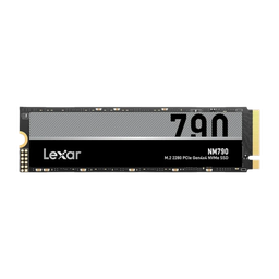 [LNM790X512G-RNNNG] Lexar SSD NM790 512GB High Speed PCIe Gen 4X4 M.2 NVMe, up to 7200MB/s read and 4400 MB/s write 12M